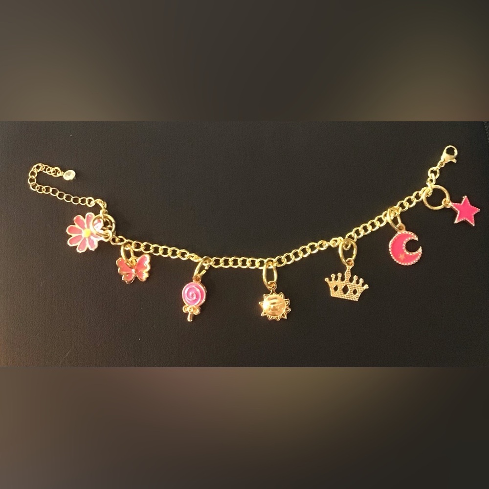 Gold Charm Bracelet — Outdoor Fun!